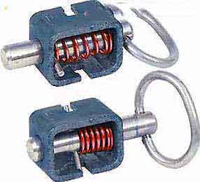 compressed lock spring