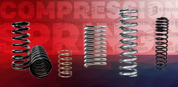 several variations of custom springs made to order