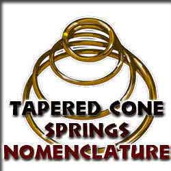 tapered conical spring