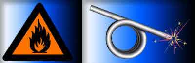 torsion spring material selection for chemical or flamable environments